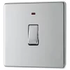 LAP 20A 1-Gang DP Boiler Switch Polished Chrome with LED -Chrome Switches & Sockets Sales 629KJ P