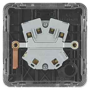 Schneider Electric Lisse Deco 20AX 1-Gang DP Control Switch Polished Chrome with Black Inserts 6 Schneider Electric Lisse Deco 20AX 1-Gang DP Control Switch Polished Chrome with Black Inserts - Image 4