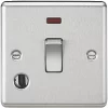 Knightsbridge CL834FBC 20A 1-Gang DP Control Switch & Flex Outlet Brushed Chrome with LED -Chrome Switches & Sockets Sales 644TY P