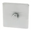 Crabtree Platinum 1-Gang 2-Way Dimmer Switch Satin Chrome -Chrome Switches & Sockets Sales 69050 P