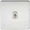 Knightsbridge SF1TOGPC 10AX 1-Gang 2-Way Light Switch Polished Chrome -Chrome Switches & Sockets Sales 702TY P