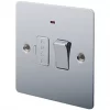 LAP 13A Switched Fused Spur with LED Polished Chrome -Chrome Switches & Sockets Sales 70313 P