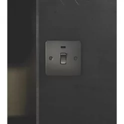 Knightsbridge FP8341NBC 20A 1-Gang DP Control Switch Brushed Chrome with LED -Chrome Switches & Sockets Sales 734VF A1