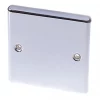 LAP 1-Gang Blanking Plate Polished Chrome -Chrome Switches & Sockets Sales 74082 P