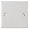 Knightsbridge CS85BC 1-Gang Blanking Plate Brushed Chrome 1 Knightsbridge CS85BC 1-Gang Blanking Plate Brushed Chrome -Chrome Switches & Sockets Sales 753TX P