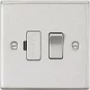 Knightsbridge CS63BC 13A Switched Fused Spur Brushed Chrome -Chrome Switches & Sockets Sales 758TY P