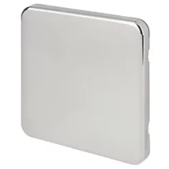 Schneider Electric Lisse Deco 1-Gang Blanking Plate Polished Chrome