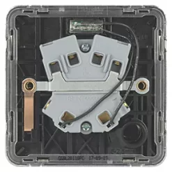 Schneider Electric Lisse Deco 20AX 1-Gang DP Control Switch Polished Chrome with LED with Black Inserts -Chrome Switches & Sockets Sales 785FF A3