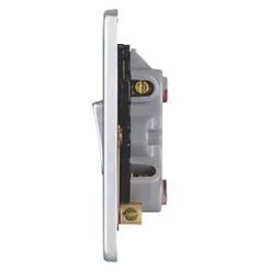 Schneider Electric Ultimate Low Profile 20AX 1-Gang DP Control Switch Brushed Chrome with Neon with Black Inserts 10 Schneider Electric Ultimate Low Profile 20AX 1-Gang DP Control Switch Brushed Chrome with Neon with Black Inserts -Chrome Switches & Sockets Sales 7863J A3