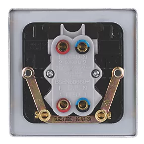 Schneider Electric Ultimate Low Profile 20AX 1-Gang DP Control Switch Brushed Chrome with Neon with Black Inserts 7 Schneider Electric Ultimate Low Profile 20AX 1-Gang DP Control Switch Brushed Chrome with Neon with Black Inserts - Image 5