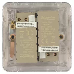 Schneider Electric Lisse Deco 2-Gang 2-Way Dimmer Switch Polished Chrome -Chrome Switches & Sockets Sales 794FF A3