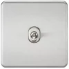 Knightsbridge SF1TOGBC 10AX 1-Gang 2-Way Light Switch Brushed Chrome 2 Knightsbridge SF1TOGBC 10AX 1-Gang 2-Way Light Switch Brushed Chrome -Chrome Switches & Sockets Sales 805VF P