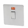Crabtree Platinum 20A 1-Gang DP Control Switch Satin Chrome with Neon -Chrome Switches & Sockets Sales 82087 P