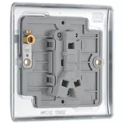 British General Nexus Metal 10AX 1-Gang 2-Way Light Switch Polished Chrome -Chrome Switches & Sockets Sales 830FT A5