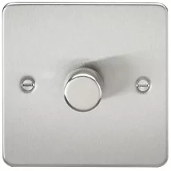 Knightsbridge FP2181BC 1-Gang 2-Way LED Dimmer Switch Brushed Chrome