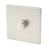 Varilight V-Dim 1-Gang 2-Way Dimmer Switch Satin Chrome -Chrome Switches & Sockets Sales 84012 P