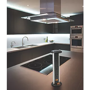 Knightsbridge SK006 13A 3-Gang SP Switched Pop-Up Socket Brushed Chrome 4 Knightsbridge SK006 13A 3-Gang SP Switched Pop-Up Socket Brushed Chrome - Image 2