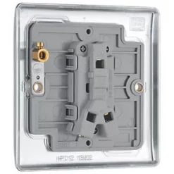 British General Nexus Metal 10AX 1-Gang Intermediate Switch Polished Chrome -Chrome Switches & Sockets Sales 864FT A5