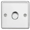 Knightsbridge CL2181PC 1-Gang 2-Way LED Dimmer Switch Polished Chrome -Chrome Switches & Sockets Sales 900TX P