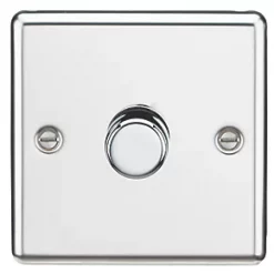 Knightsbridge CL2181PC 1-Gang 2-Way LED Dimmer Switch Polished Chrome