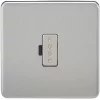 Knightsbridge SF6000BC 13A Unswitched Fused Spur Brushed Chrome -Chrome Switches & Sockets Sales 913TY P