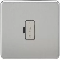 Knightsbridge SF6000BC 13A Unswitched Fused Spur Brushed Chrome