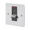 MK Edge 32A 1-Gang DP Control Switch Polished Chrome with Neon with Black Inserts -Chrome Switches & Sockets Sales 917FF P