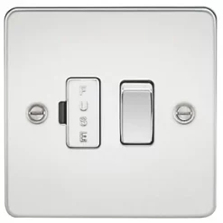 Knightsbridge FP6300PC 13A Switched Fused Spur Polished Chrome