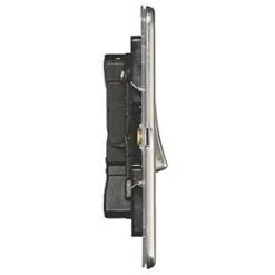 Knightsbridge SF4100BC 10AX 4-Gang 2-Way Light Switch Brushed Chrome -Chrome Switches & Sockets Sales 920VF A2