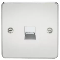 Knightsbridge FP7400PC Slave Telephone Socket Polished Chrome