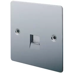 LAP Master Telephone Socket Polished Chrome
