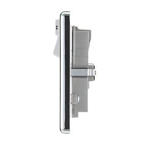 LAP 13A 2-Gang SP Switched Wi-Fi Extender Socket + 2.1A 1-Outlet Type A USB Charger Polished Chrome with White Inserts 5 LAP 13A 2-Gang SP Switched Wi-Fi Extender Socket + 2.1A 1-Outlet Type A USB Charger Polished Chrome with White Inserts - Image 3