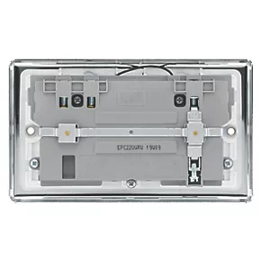 LAP 13A 2-Gang SP Switched Wi-Fi Extender Socket + 2.1A 1-Outlet Type A USB Charger Polished Chrome with White Inserts 6 LAP 13A 2-Gang SP Switched Wi-Fi Extender Socket + 2.1A 1-Outlet Type A USB Charger Polished Chrome with White Inserts - Image 4