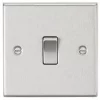 Knightsbridge CS12BC 10AX 1-Gang Intermediate Switch Brushed Chrome -Chrome Switches & Sockets Sales 953TY P