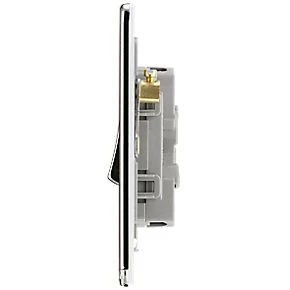 LAP 20A 16AX 2-Gang 2-Way Light Switch Polished Chrome 5 LAP 20A 16AX 2-Gang 2-Way Light Switch Polished Chrome - Image 3