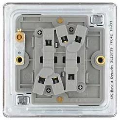 LAP 20A 16AX 2-Gang 2-Way Light Switch Polished Chrome 9 LAP 20A 16AX 2-Gang 2-Way Light Switch Polished Chrome -Chrome Switches & Sockets Sales 958KJ A3