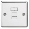 Knightsbridge CL45PC RJ45 Ethernet Socket Polished Chrome -Chrome Switches & Sockets Sales 962TY P