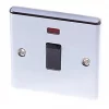 LAP 20A 1-Gang DP Control Switch Polished Chrome with Neon with Black Inserts -Chrome Switches & Sockets Sales 97136 P