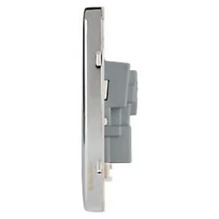 Schneider Electric Lisse Deco 13A 2-Gang Unswitched Plug Socket Polished Chrome with White Inserts 8 Schneider Electric Lisse Deco 13A 2-Gang Unswitched Plug Socket Polished Chrome with White Inserts -Chrome Switches & Sockets Sales 978FF A2