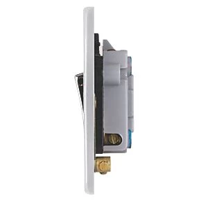 Schneider Electric Ultimate Low Profile 13A Switched Fused Spur Polished Chrome with Black Inserts 5 Schneider Electric Ultimate Low Profile 13A Switched Fused Spur Polished Chrome with Black Inserts - Image 3