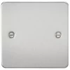 Knightsbridge FP8350BC 1-Gang Blanking Plate Brushed Chrome -Chrome Switches & Sockets Sales 983TY P