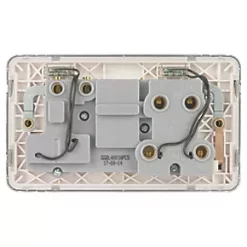 Schneider Electric Lisse Deco 45A 2-Gang DP Cooker Switch & 13A DP Switched Socket Polished Chrome with LED with White Inserts 9 Schneider Electric Lisse Deco 45A 2-Gang DP Cooker Switch & 13A DP Switched Socket Polished Chrome with LED with White Inserts -Chrome Switches & Sockets Sales 997FF A3