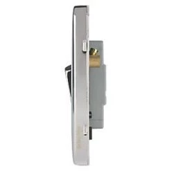 Schneider Electric Lisse Deco 10AX 4-Gang 2-Way Light Switch Polished Chrome with Black Inserts -Chrome Switches & Sockets Sales 998FF A2